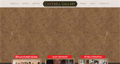 Desktop Screenshot of cantrellgallery.com